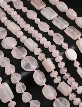 New Fashion Natural Stone Chokers Rose Pink Quartz Beads Female Necklace Jewelry Design Crystal Bead Healing Necklaces - Aliexpress - FashionsVida