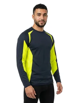 Sweat-shirt Accelerate Safe 22084 Dark Navy / Hi-Vis Yellow L