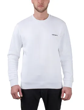 Script Embroidery Sweater Black / White XXL Herren - Carhartt WIP - FashionsVida