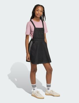 ABITO SALOPETTE IN DENIM DUNGAREES 13-14A True Black Denim