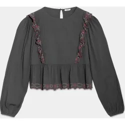 Noon - Top de mujer con volantes