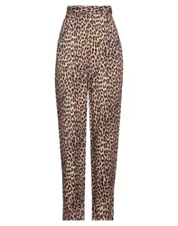 Pantalones Mujer Beige 36 Mujer
