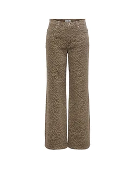 Jeans de pierna ancha ONLMADISON marrón claro M/L32 - Only - FashionsVida