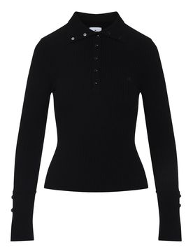 Courreges Polo a coste classiche