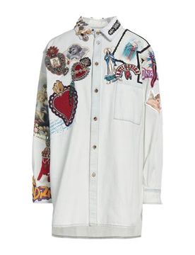Dolce&Gabbana Camisa vaquera Mujer Azul marino 34 Mujer