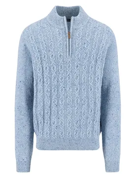 Pull à Demi-zip 1510360 Crystal Blue XL