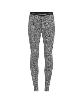 Damen Unterziehhose Oasis 200 Merino Meliert dunkelblau L W - Icebreaker - FashionsVida