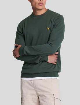 MAGLIONE GIROCOLLO CON LOGO XL - Lyle & Scott - FashionsVida