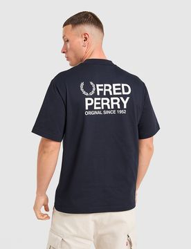 Relaxed Back Graphic T-Shirt - Herren, Blau - male - Size: XL
