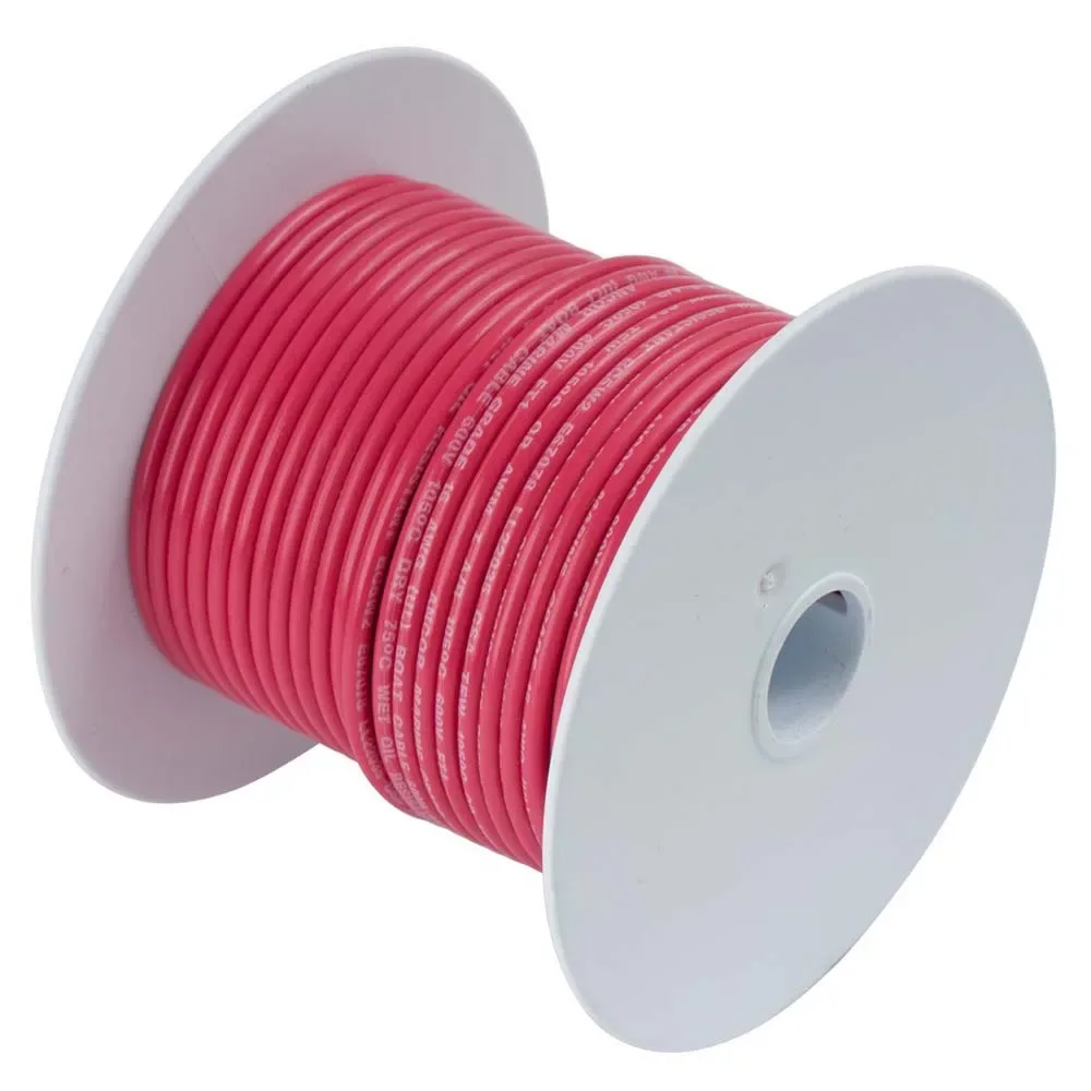 Tinned Copper Battery Cable 4 Awg/19 Mm2 Red 75 m unisex - Ancor - FashionsVida