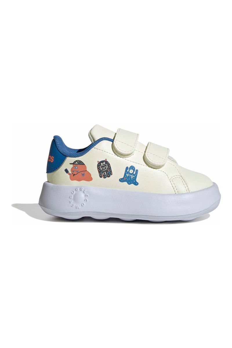 Sneakers panna con suola Bubblecomfy e grafiche colorate Advantage CF I 27