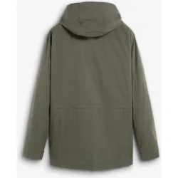 Parka de hombre con capucha y puños ajustables