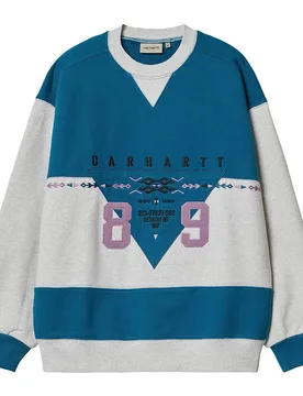 Santa Fe Sweatshirt - Sweatshirt-Crewneck - grau - Herren - Size: XL - Carhartt WIP - FashionsVida