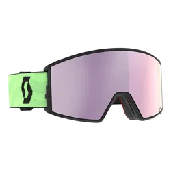 Masque De Ski React Glow Green Amplifier Lavender Chrome/CAT3 Homme