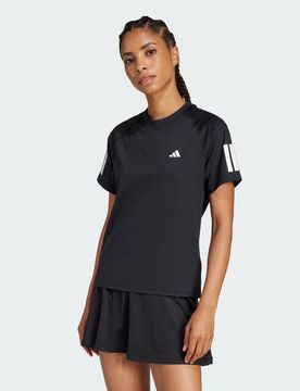 Maglietta Tennis Climacool 3-Stripes Club S Black
