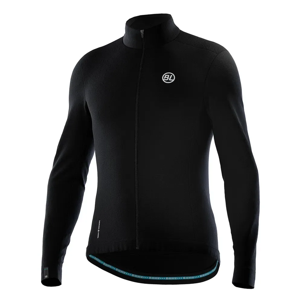 Maillot à Manches Longues Normandia-e Wool - Bicycle Line - FashionsVida
