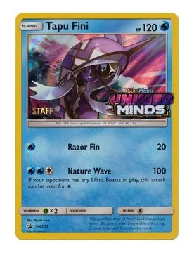 Pokemon Sun & Moon Promo SM203 Tapu Fini (Staff) - Pokémon - FashionsVida