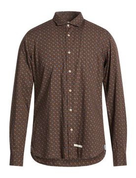 Camisa Hombre Marrón chocolate 40 Hombre