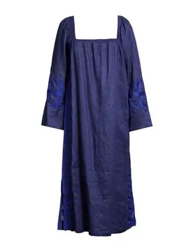 MALÌPARMI Midi-Kleid Damen Marineblau 36 Damen - Maliparmi - FashionsVida