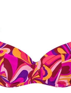 Top de bikini con aros cubriente de capacidad con tejido italiano de alta gama de la línea vita - Chantelle - FashionsVida