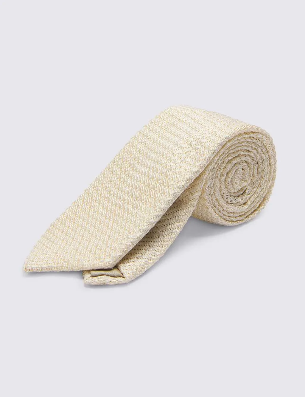 MOSS Textured Tie Champagne male - MOSS - FashionsVida