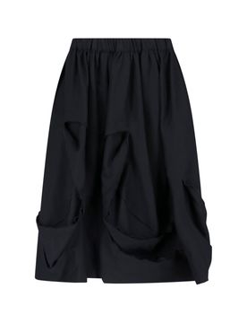 Cdgcdg 100% Wool Mini Skirt