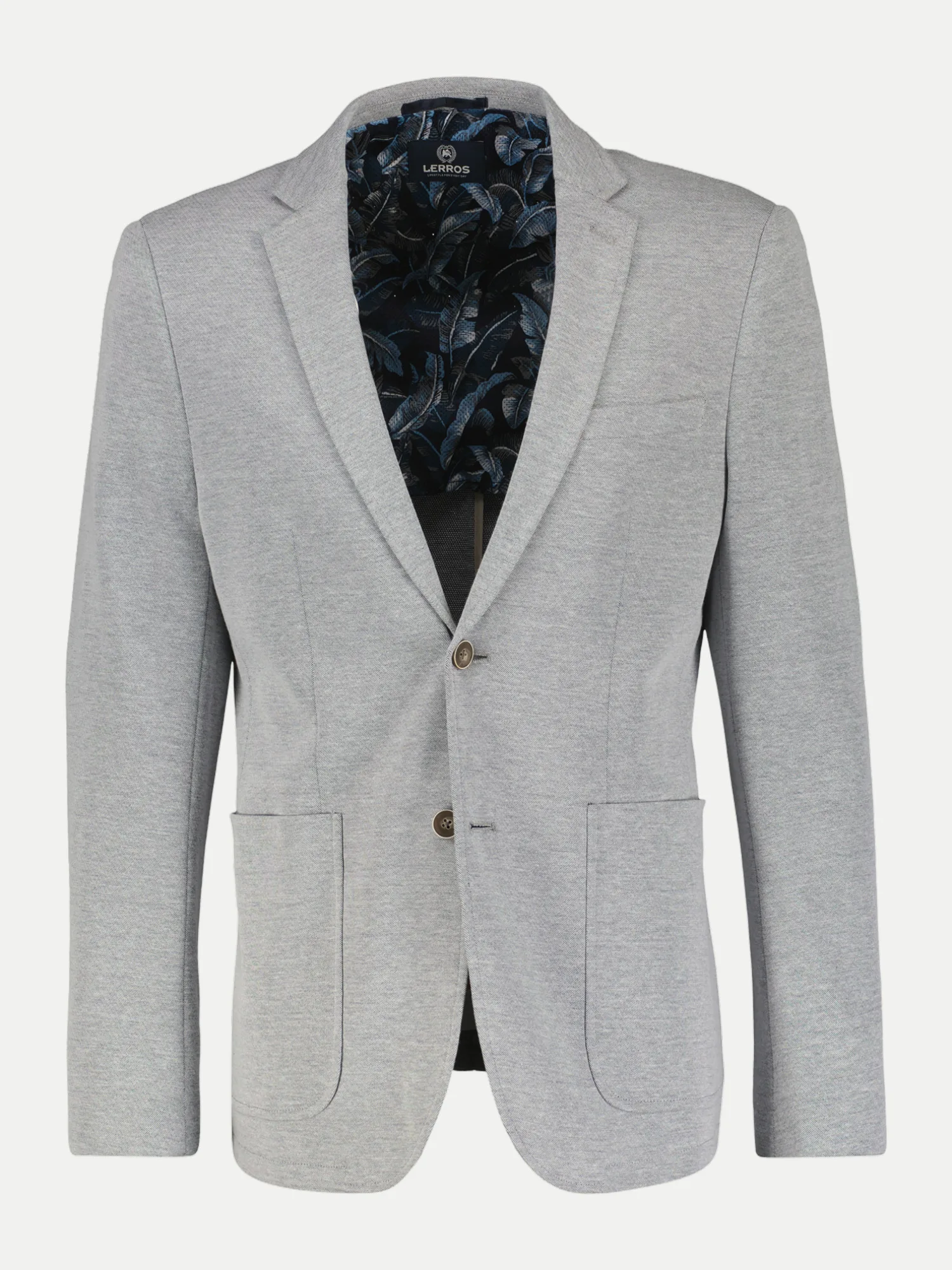 Lerros Jersey Sakko Grau 52 - Lerros - FashionsVida