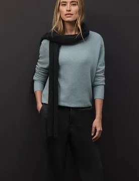 Langarmpullover female Blau - Street One - FashionsVida