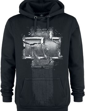 Kapuzenpullover - Broken Logo - S bis XXL - für Männer - Größe S - schwarz - Lizenziertes Merchandise! - Männer - male