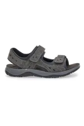 Sandali Grigi Con Strappi e Plantare In Pelle 08 To 45