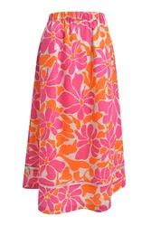 XL PRINTED SKIRT female