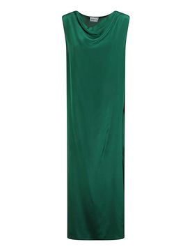 Vestito Lungo In Crepe De Chine Di Seta