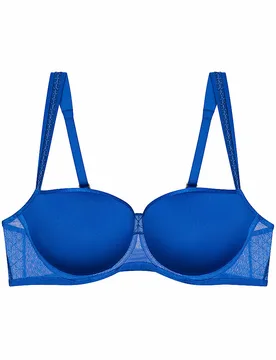 Reggiseno imbottito PALINA COSMIC HEARTBEAT illumines blue blu 80E - Triumph - FashionsVida