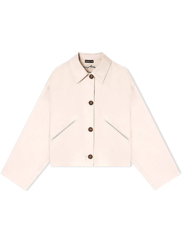 Emporio Armani Blusón blanco 40 - Emporio armani - FashionsVida