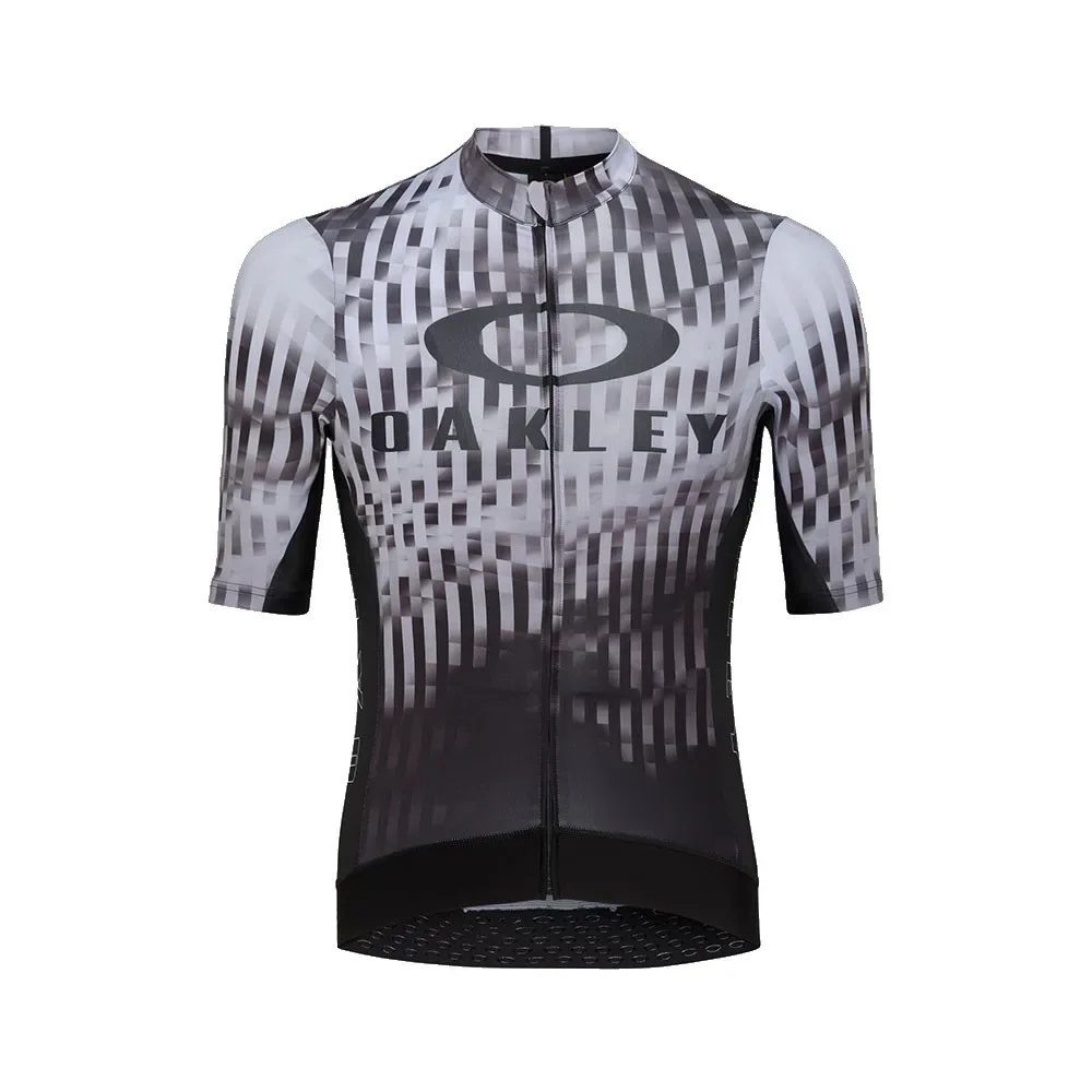 Apparel Maglia A Maniche Corte Icon Training Black Glitch Print - Oakley - FashionsVida