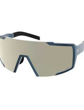 Occhiali Da Sole Shield Metallic Blue - Scott - FashionsVida