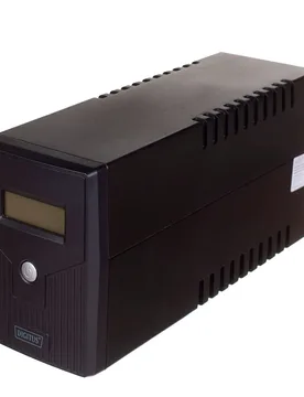 Ups Dn-170063-lcd-b Line-interactive 0.6kva 360w Black One Size unisex - DIGITUS - FashionsVida