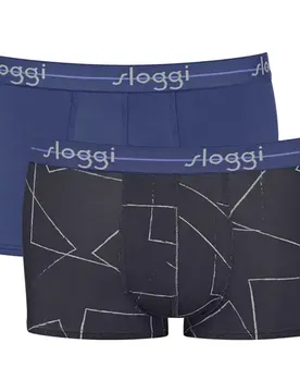 Boxers Start Hipster 2 Unità Blue Combination 2XL