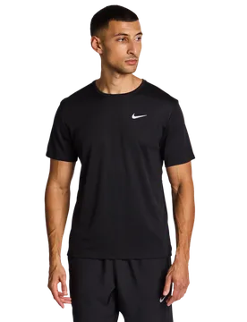 Miler Men T-Shirts - Black - Size S - Poly Jersey - Black - Size: Small - Nike - FashionsVida