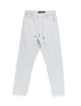Pantaloni bianco azzurro a righe U.s.grand polo US61104M XXL - U.S. GRAND POLO - FashionsVida