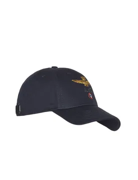 Berretto baseball blu con ricamo aquila turrita - Aeronautica Militare - FashionsVida