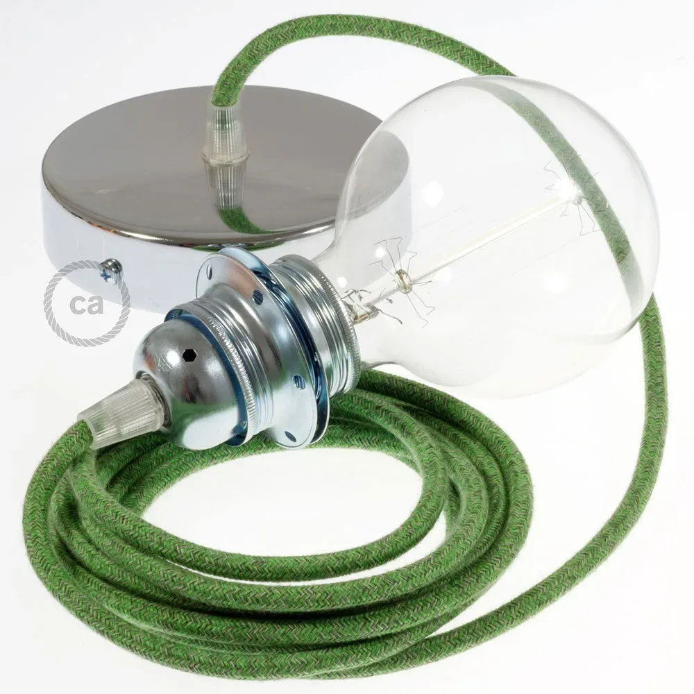 Cables Lampe Suspendue Pendel Pour Abat-jour Rx08 Diy 2 M Bronte / Chrome Plated One Size - Creative - FashionsVida