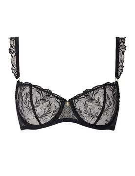 BH mit Bügel HIDDEN TREASURE black schwarz 75C damen