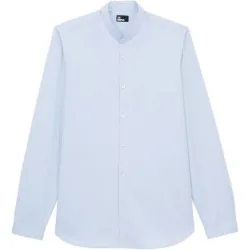 Camisa de hombre con cuello mao en algodón