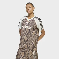 Jersey Satin Snake beige l