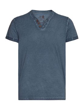Solid Camiseta 'Tino' azul noche
