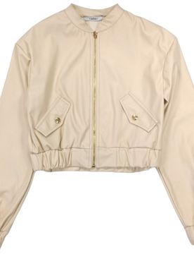 Bomber Beige Ecopelle NAGB191