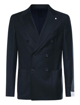 Lubiam Blazer Doppiopetto In Lana