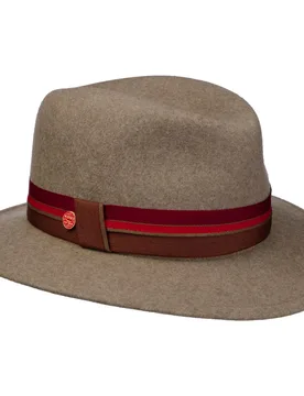 Nane Wool Felt Hat by - brown-mottled - Damen - Size: L (59-60 cm) - Mayser - FashionsVida