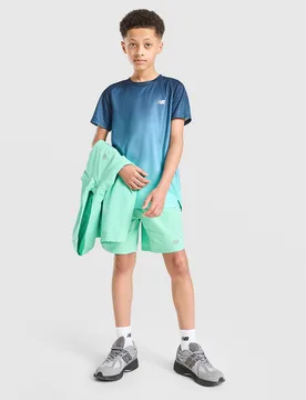 Fade Poly T-Shirt Junior - Blu, blu blu Bambino taglia XL - New Balance - FashionsVida